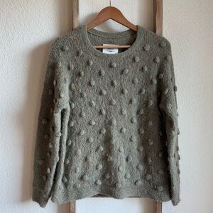 LN Knits Dotty Daisy Mistletoe Sweater sz: Med
